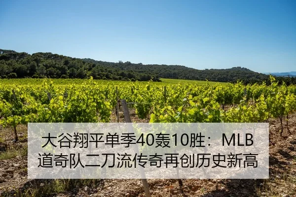 大谷翔平单季40轰10胜：MLB道奇队二刀流传奇再创历史新高